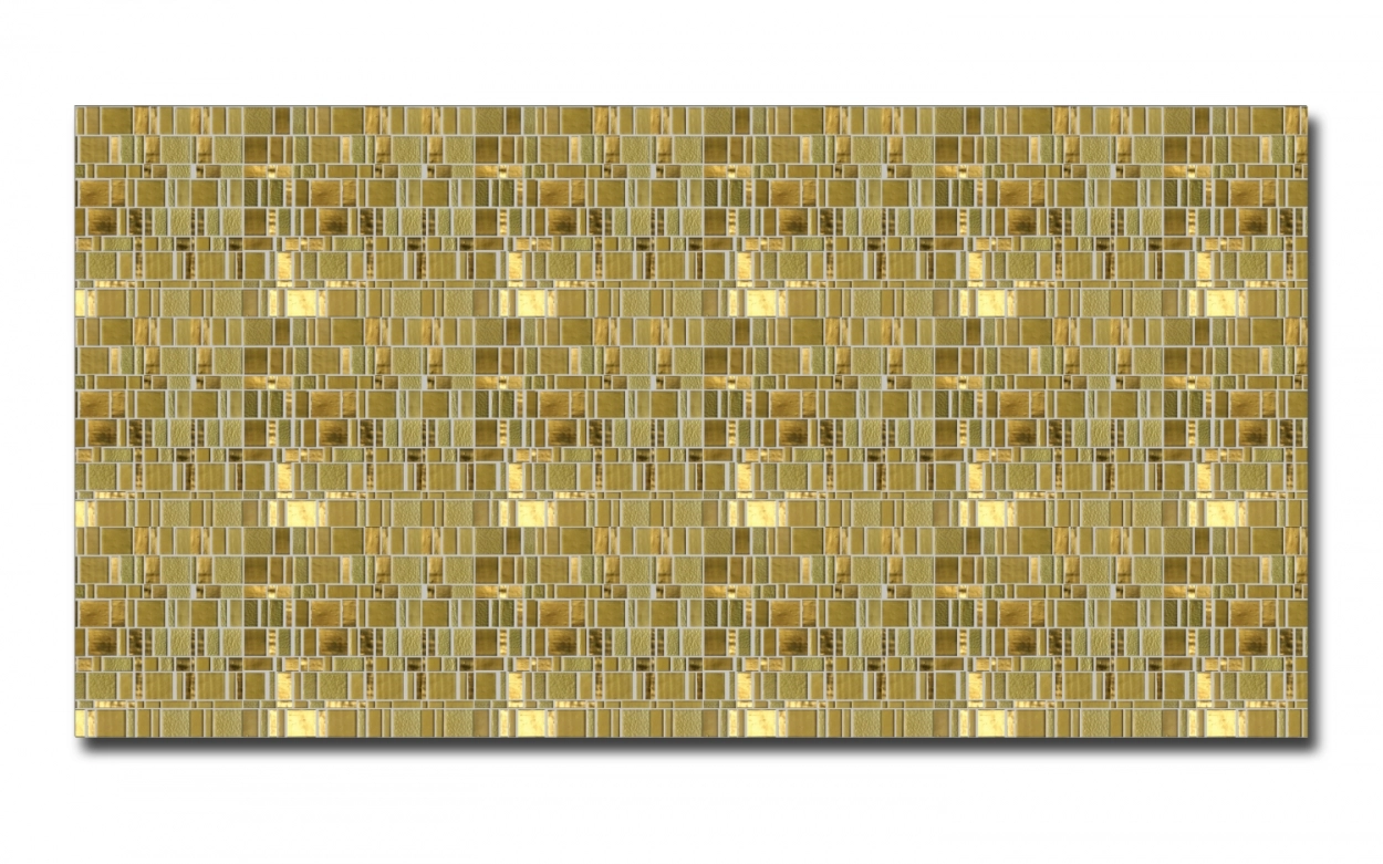 Spritzschutz Küche Acrylglas Golden Mosaik