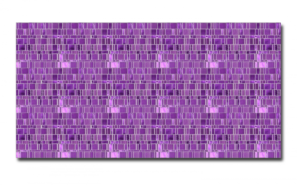 Spritzschutz Küche Acrylglas Lila Modern Mosaik