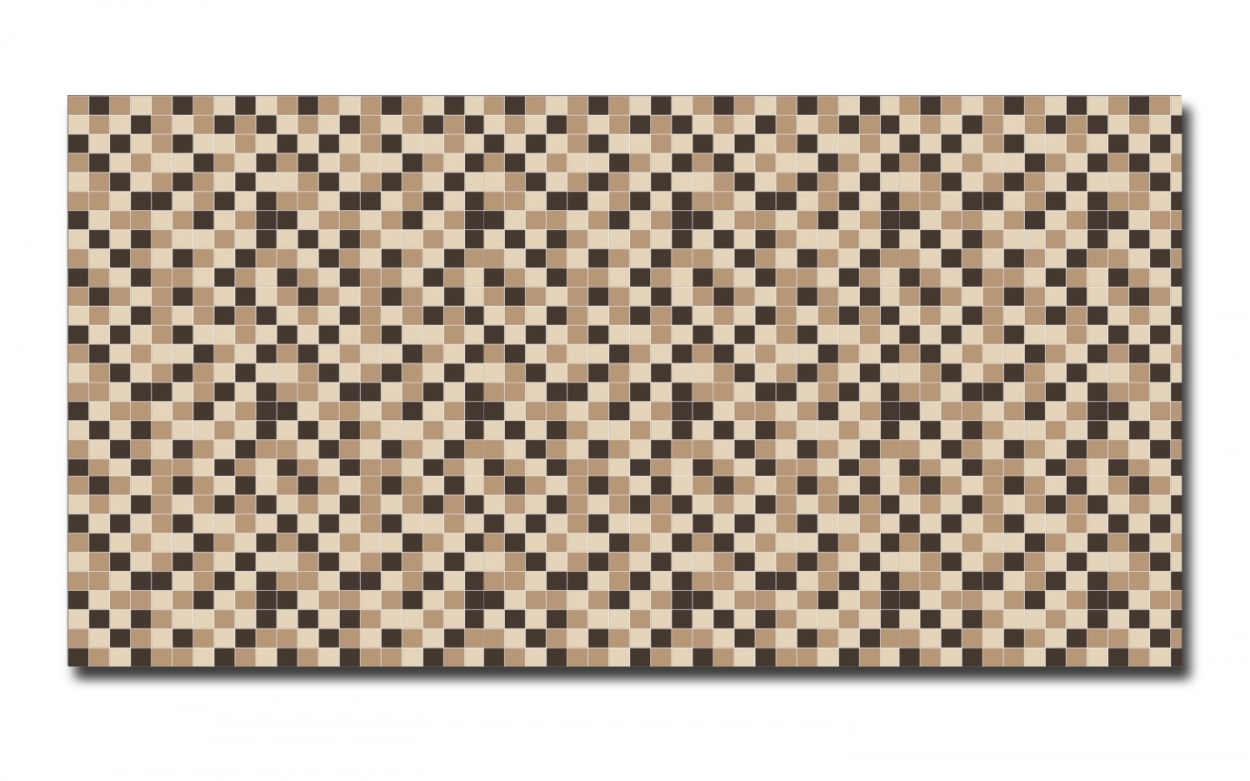 Spritzschutz Küche Hartschaumplatte Braun Mosaik
