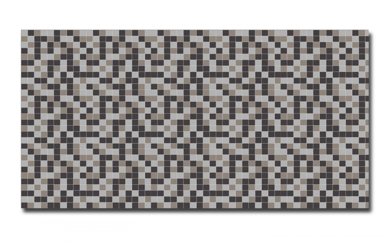 Spritzschutz Küche Hartschaumplatte Dunkle Mosaik