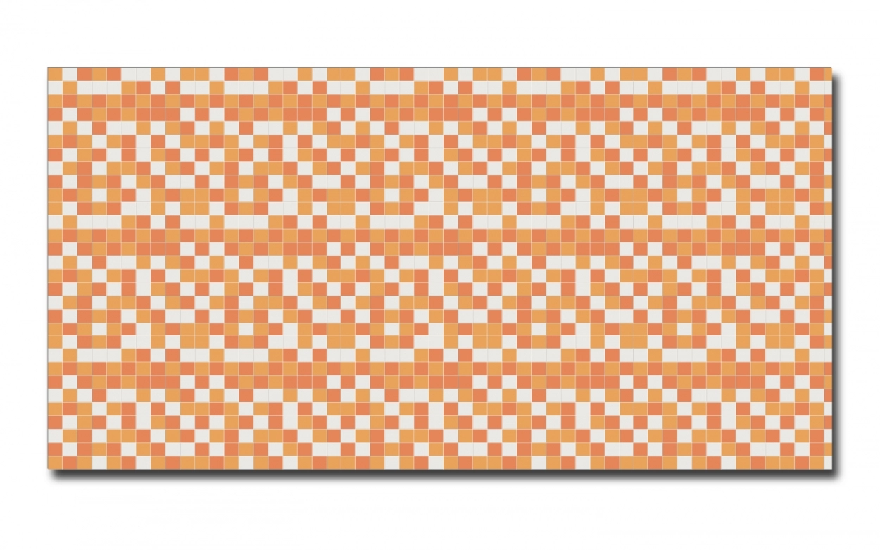 Spritzschutz Küche Acrylglas Mosaikfliese Orange