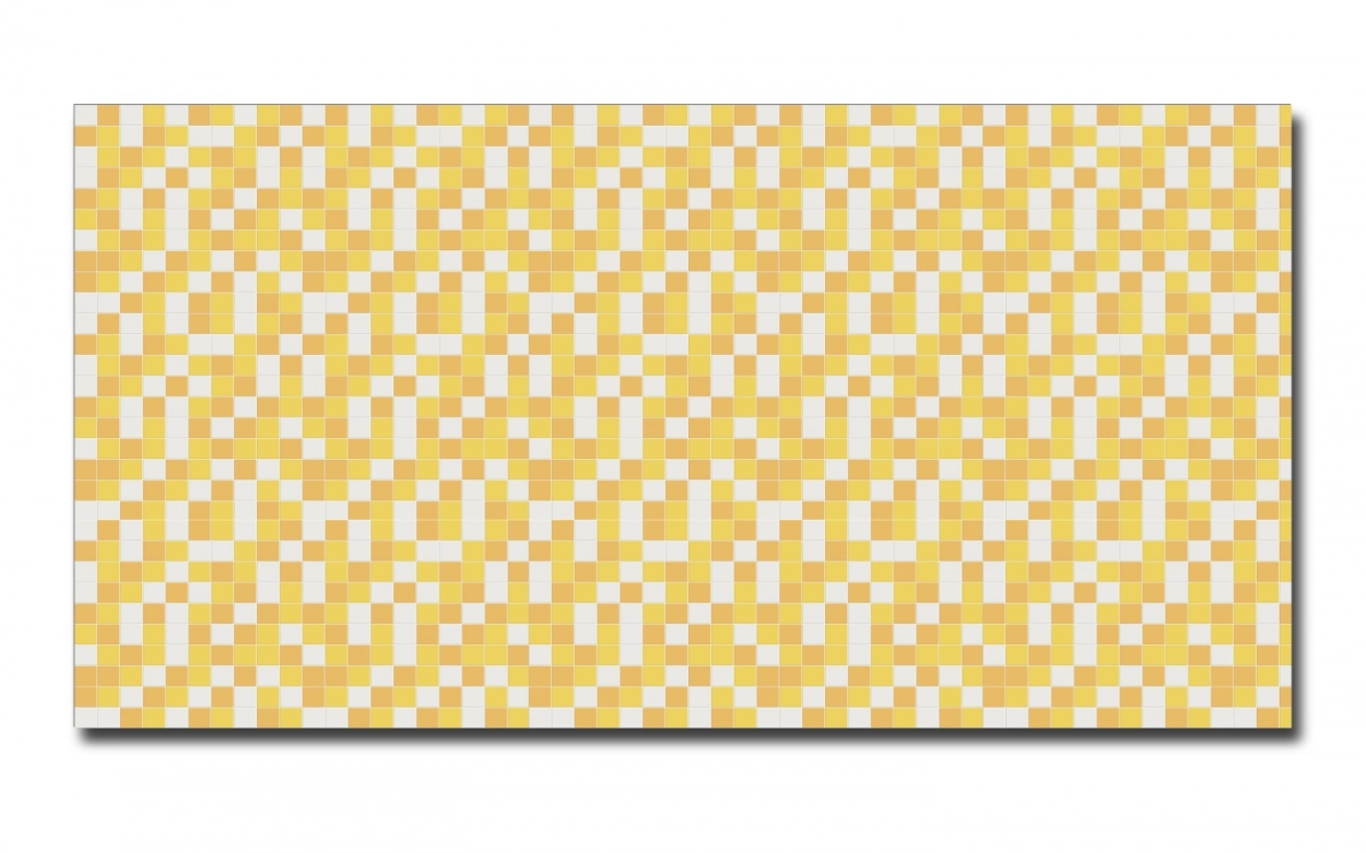 Spritzschutz Küche Acrylglas Mosaikfliese Gelb