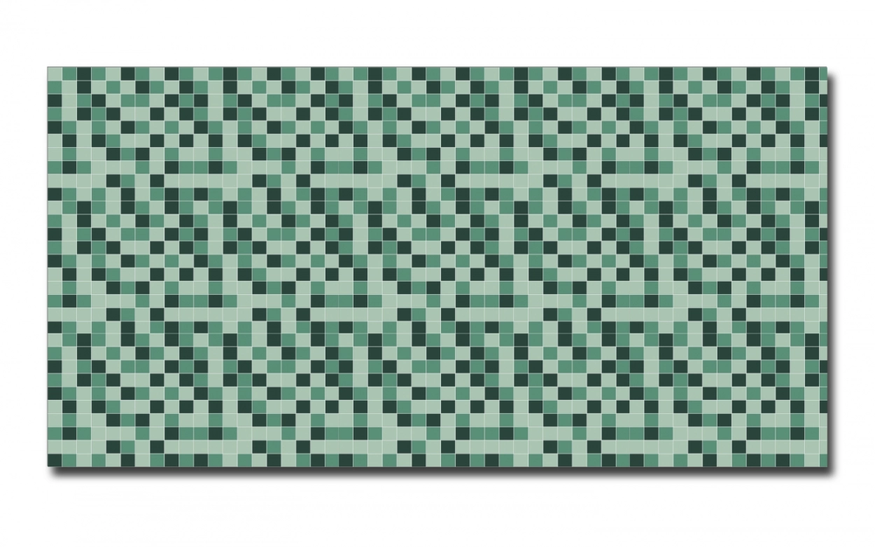Spritzschutz Küche Acrylglas Fliesen Mosaik Grün