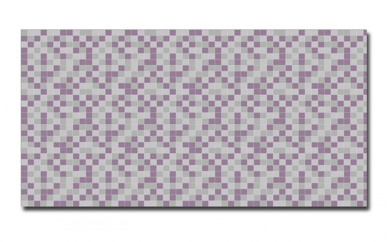 Spritzschutz Küche Acrylglas Lila Grau Mosaiksteine