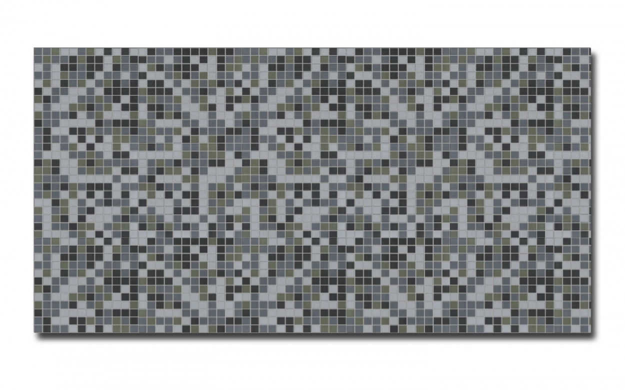Spritzschutz Küche Hartschaumplatte Mosaiksteine Grün