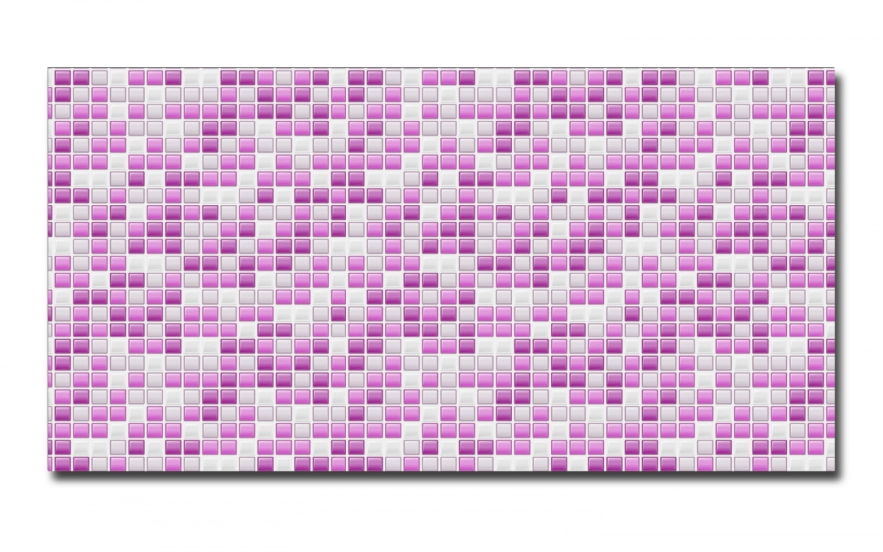 Spritzschutz Küche Acrylglas Pyramiden Mosaik Rot