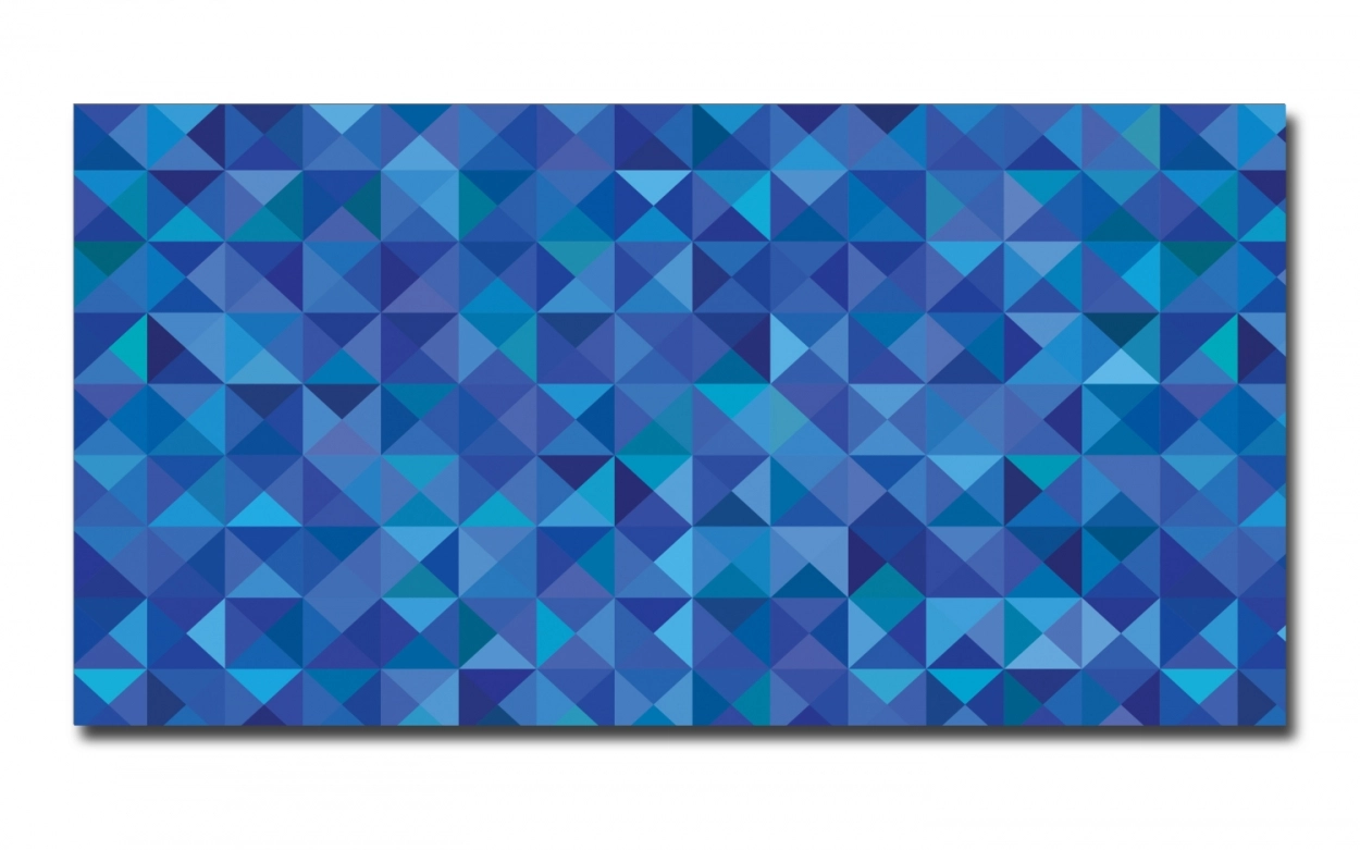Spritzschutz Küche Acrylglas Mosaik Optik Blau