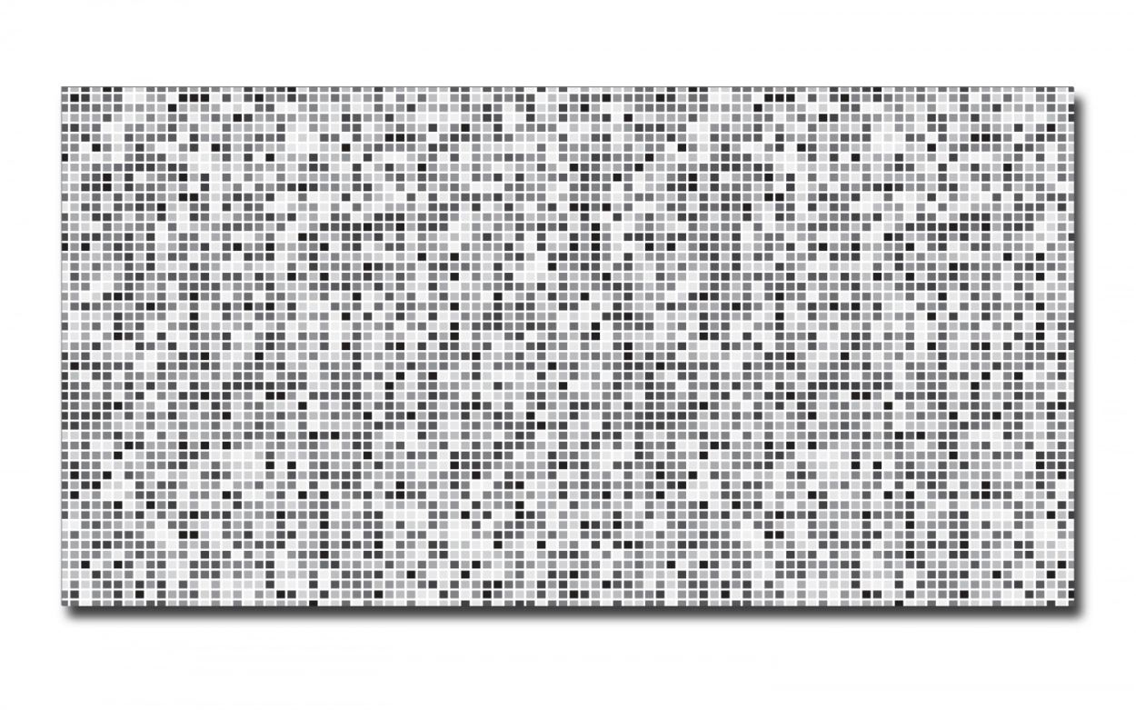 Spritzschutz Küche Hartschaumplatte Hexagon Anthrazit Mosaik