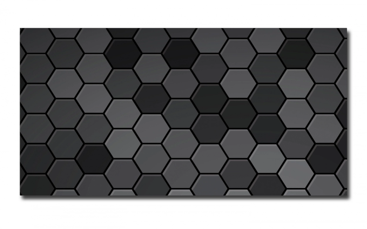 Spritzschutz Küche Hartschaumplatte Mosaik Marmor Schwarz