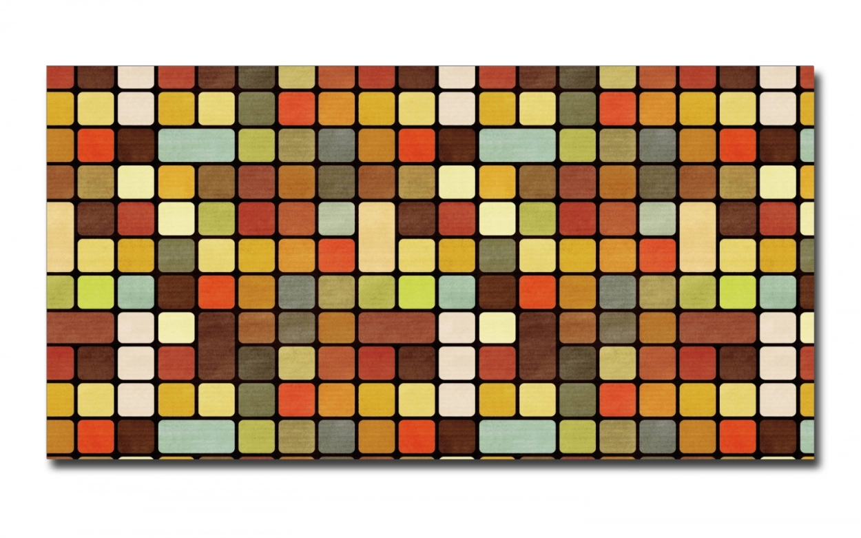Spritzschutz Küche Hartschaumplatte Mosaik Fliesen Braun