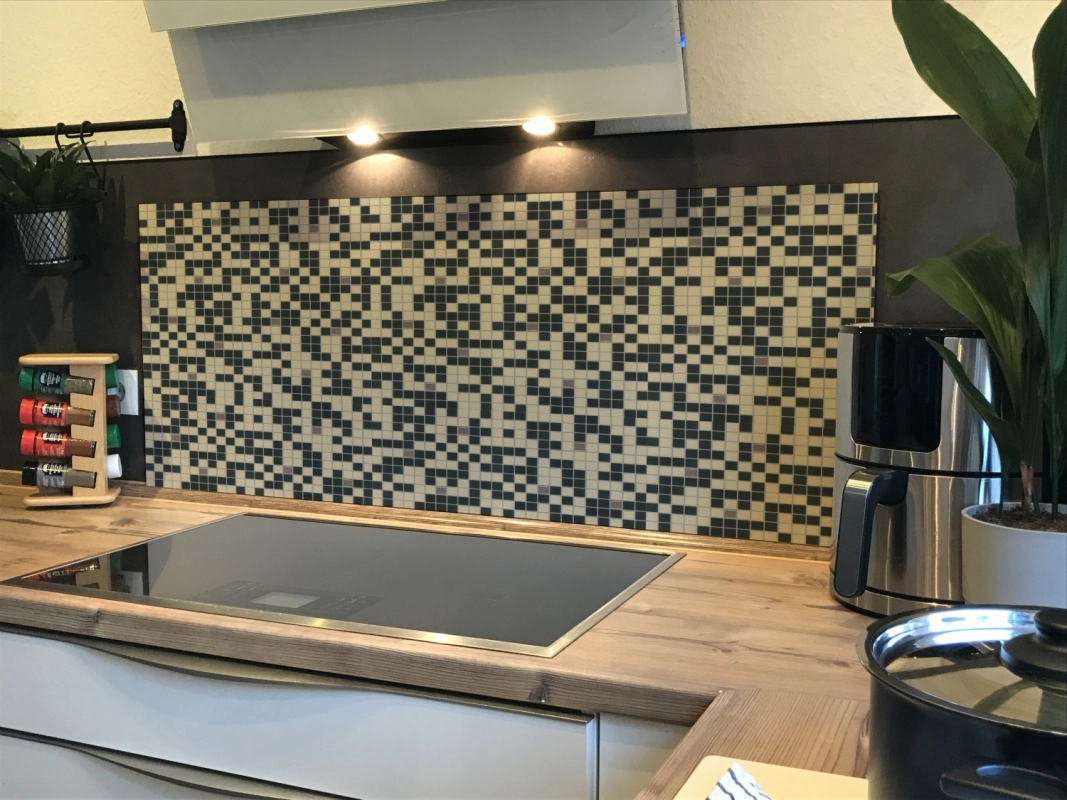 Spritzschutz Küche Hartschaumplatte Mosaik Fliesen
