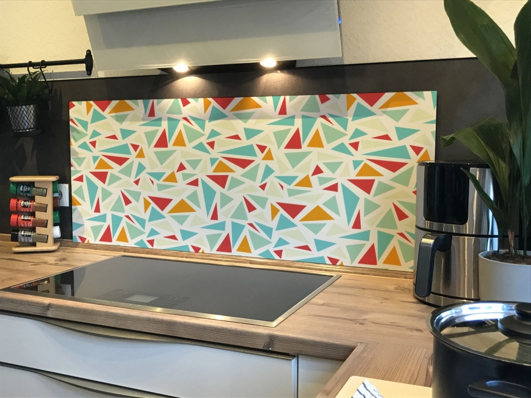 Spritzschutz Küche Hartschaumplatte Marmor Mosaik Braun