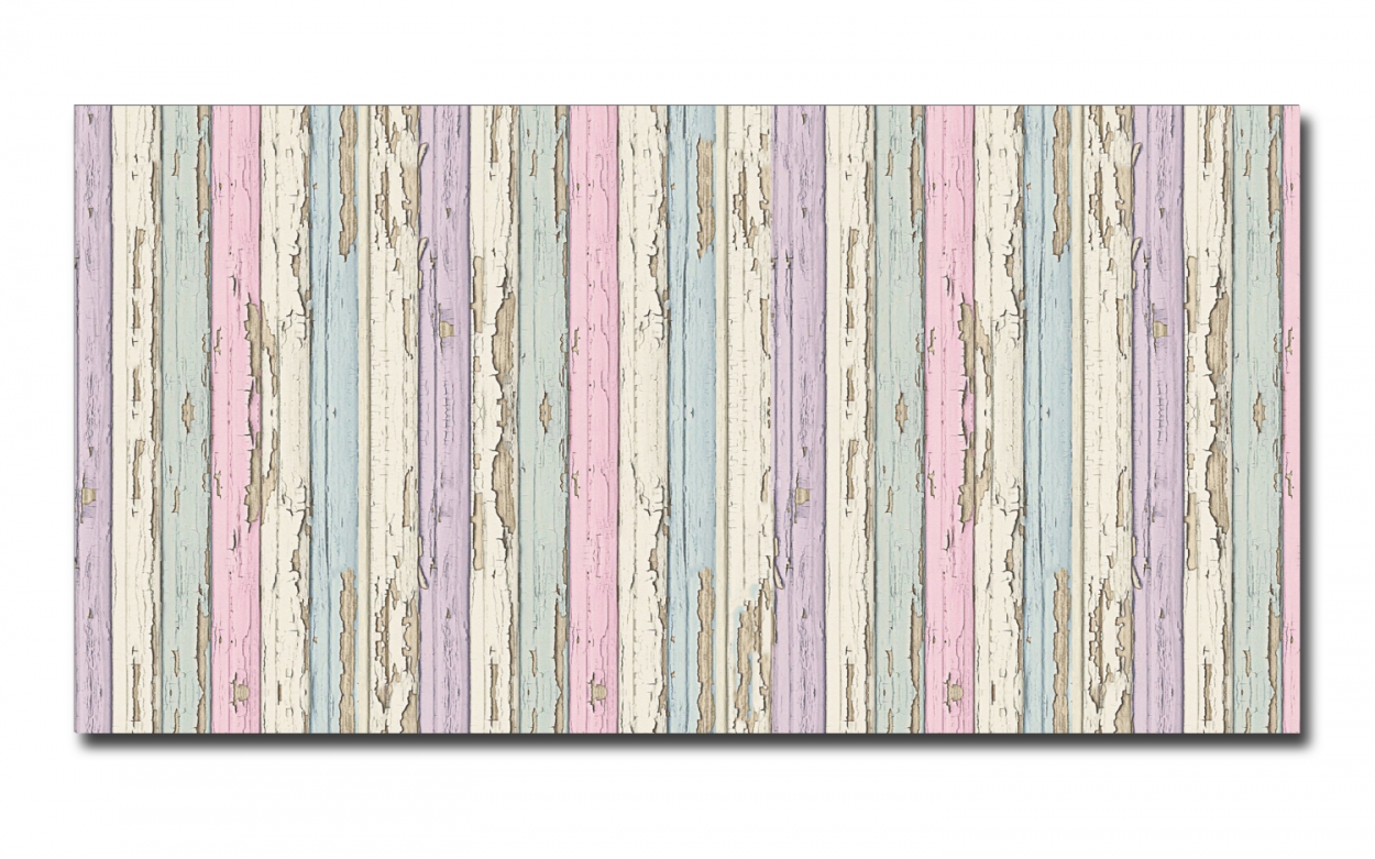 Spritzschutz Küche Acrylglas Vintage Pastell Holzbalken