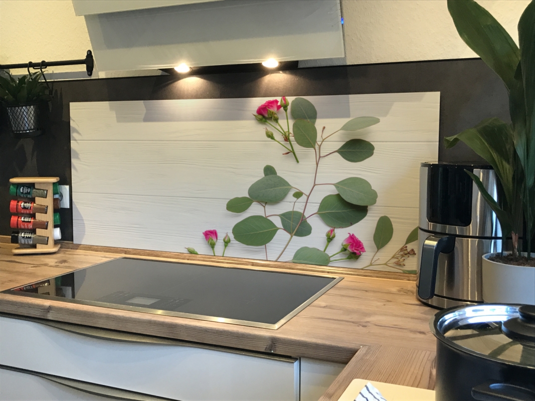 Spritzschutz Küche Acrylglas Holzoptik