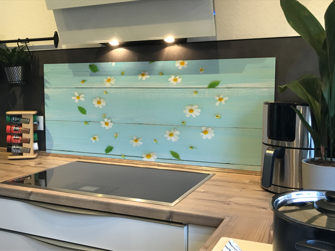 Spritzschutz Küche Acrylglas Holzoptik