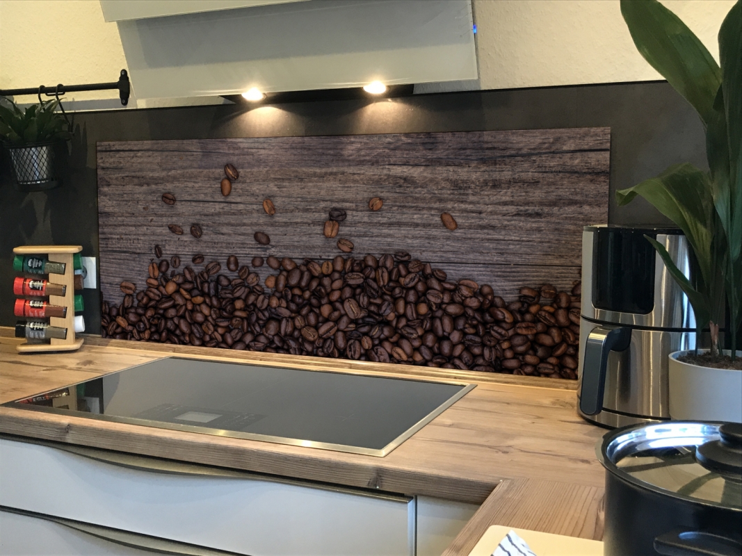 Spritzschutz Küche Acrylglas Holzoptik