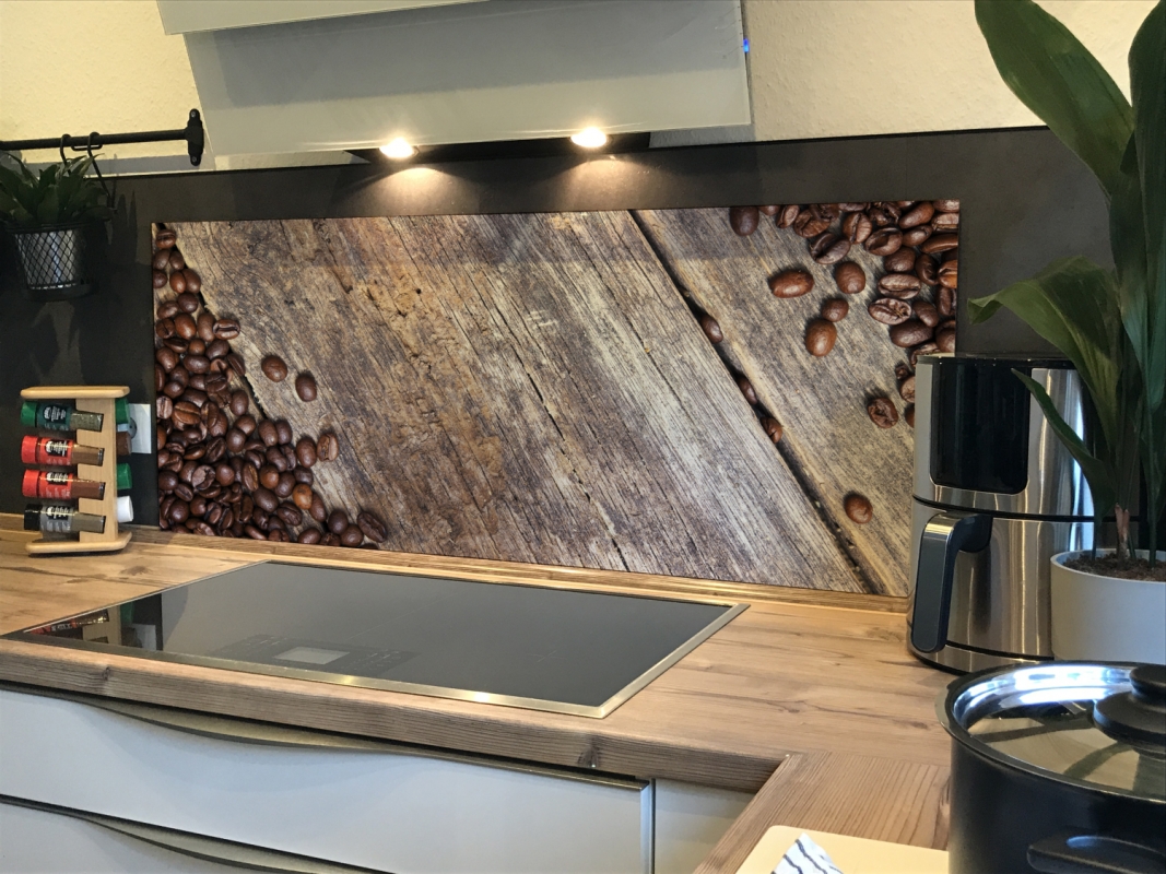 Spritzschutz Küche Acrylglas Holzoptik