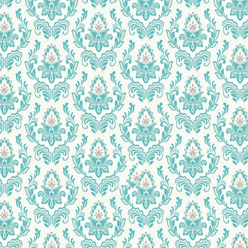 Spritzschutz Küche Mint Damast Muster