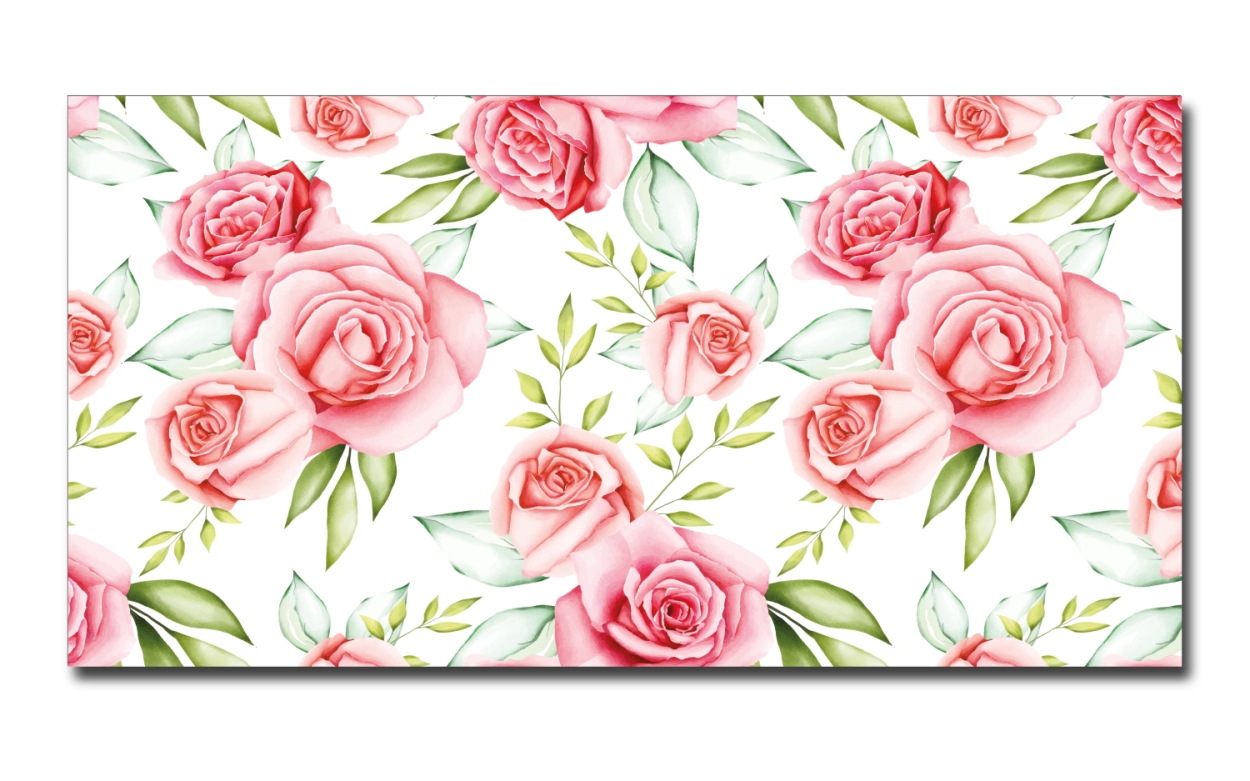 Spritzschutz Küche Acrylglas Watercolor Blumen