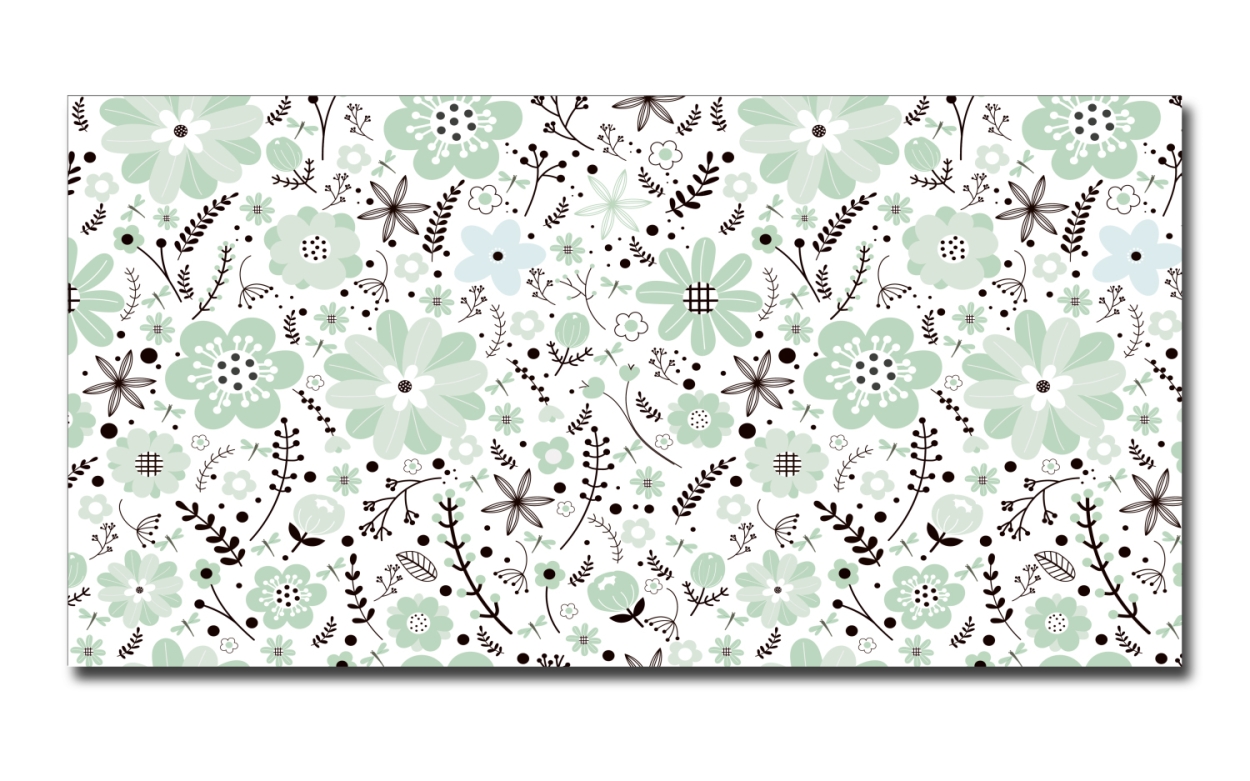 Spritzschutz Küche Acrylglas Winterblumen Mint