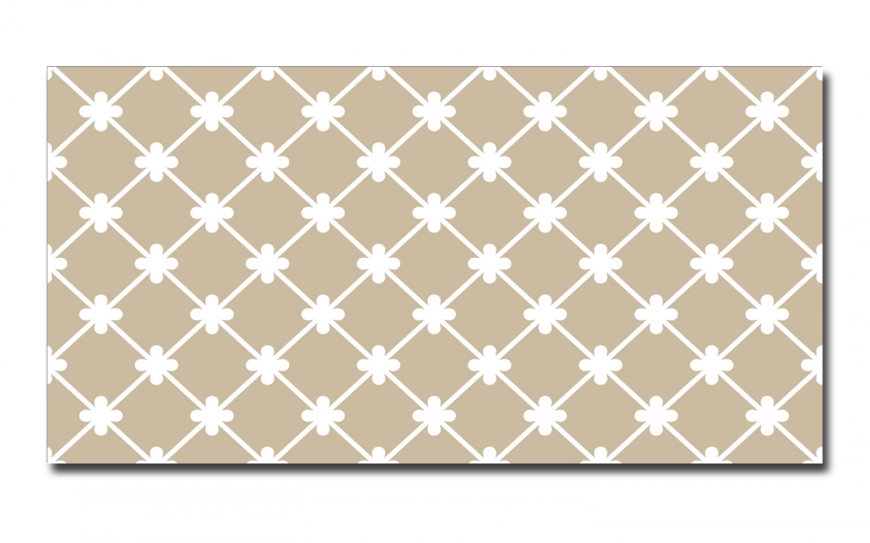 Spritzschutz Küche Acrylglas Rauten Braunbeige