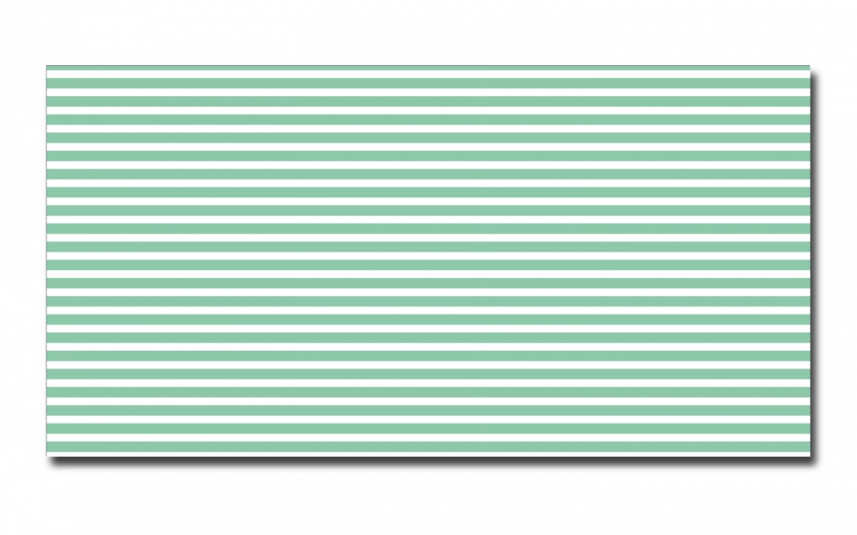 Spritzschutz Küche Hartschaumplatte Mint Weiß Linien