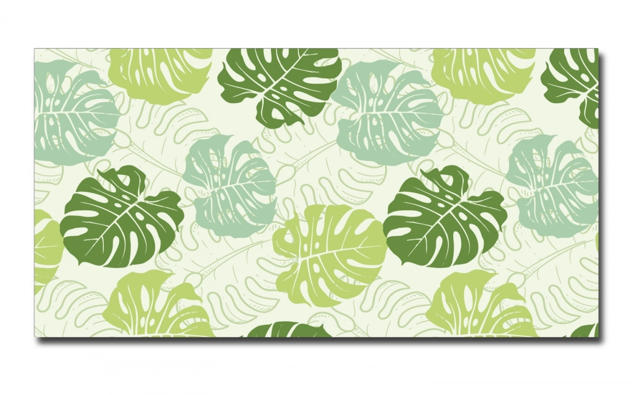 Spritzschutz Küche Hartschaumplatte Monstera