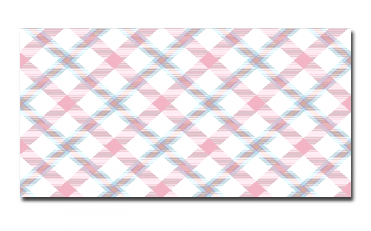 Spritzschutz Küche Hartschaumplatte Tartan Pink