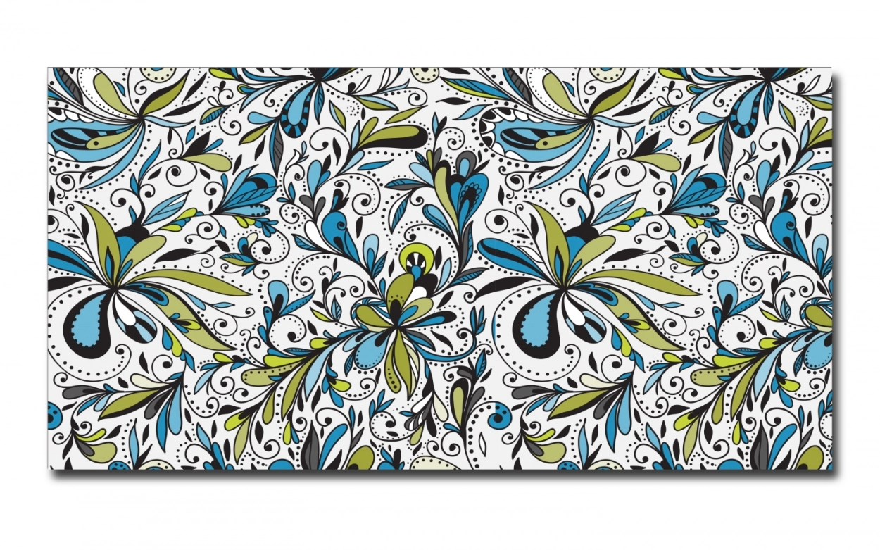 Spritzschutz Küche Doodle Blume