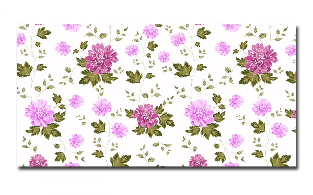 Spritzschutz Küche Hartschaumplatte Lila Nelken Blumen