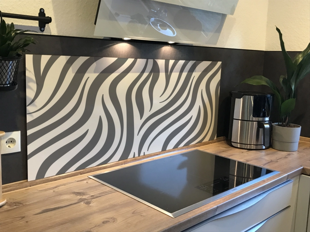 Spritzschutz Küche Zebra