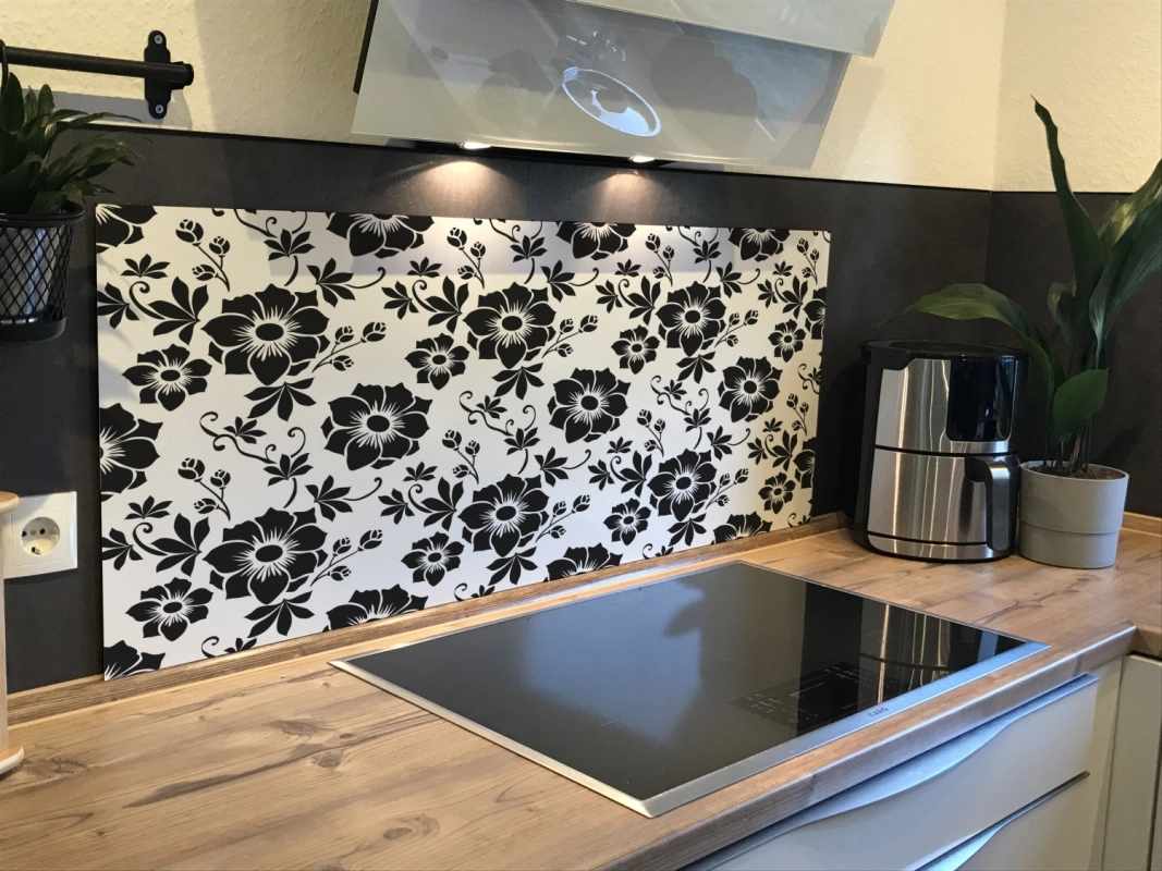Spritzschutz Küche Acrylglas Dekorativ Floral