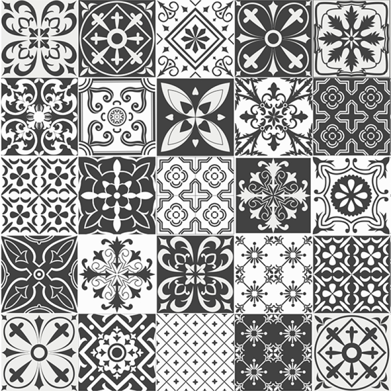 Spritzschutz Küche Hartschaumplatte Patchwork Fliesen