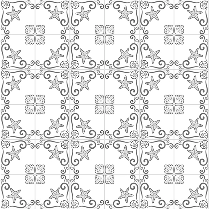Spritzschutz Küche Acrylglas Maritime Fliesen Patchwork