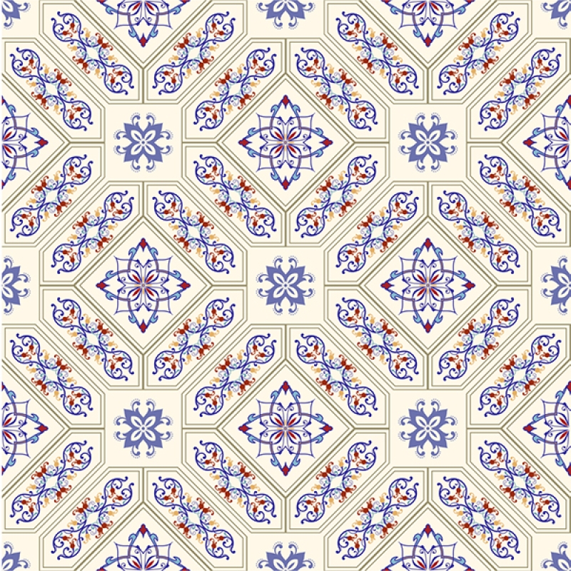 Spritzschutz Küche Hartschaumplatte Osmanische Keramik Fliesen