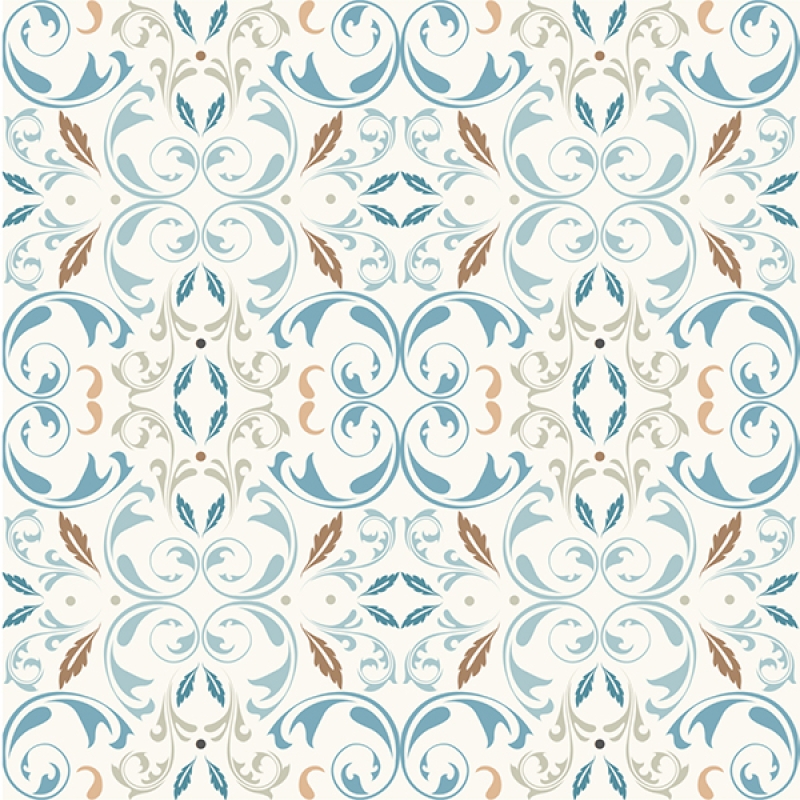 Spritzschutz Küche Florale Verzierung