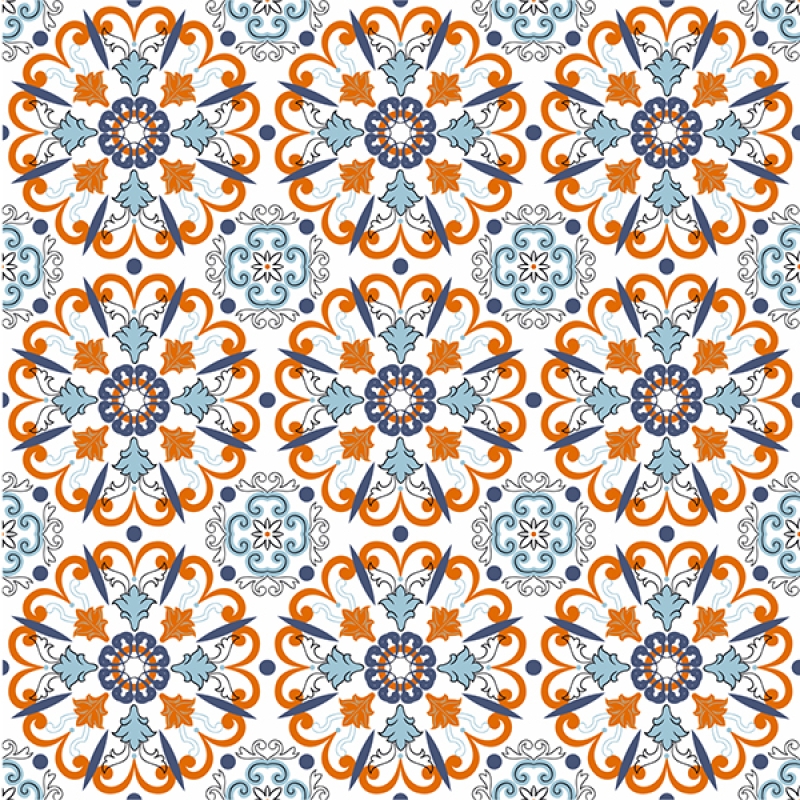 Spritzschutz Küche Ottoman Blumenkunst