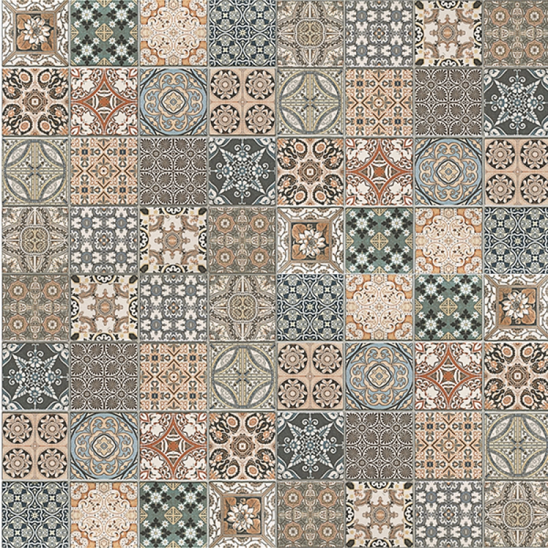 Spritzschutz Küche Hartschaumplatte Antike Mosaik Patchwork