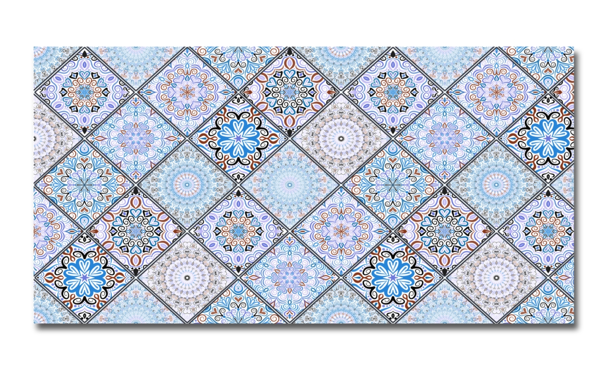 Spritzschutz Küche Hartschaumplatte Orientalische Patchwork