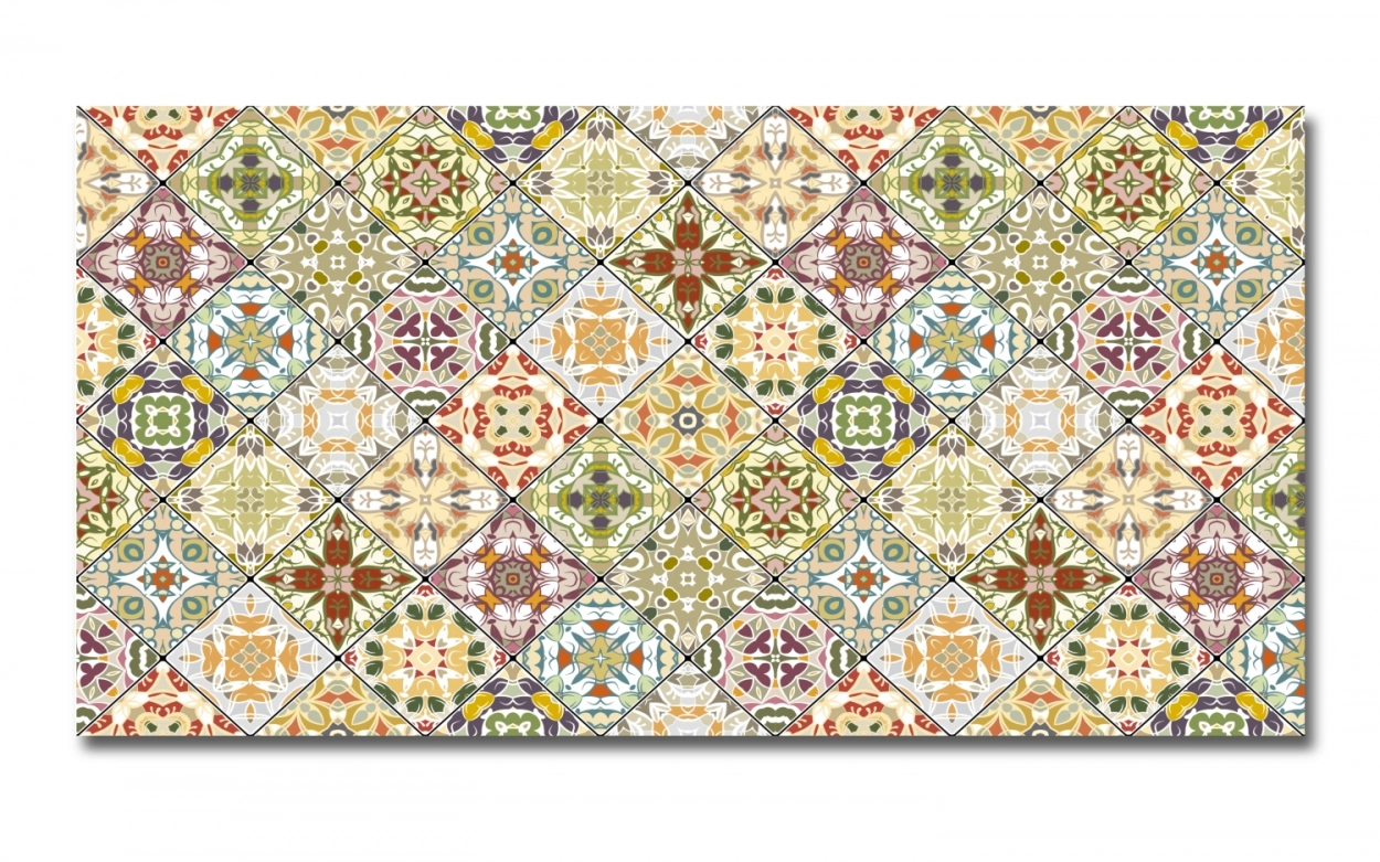 Spritzschutz Küche Acrylglas Kreatives Patchwork