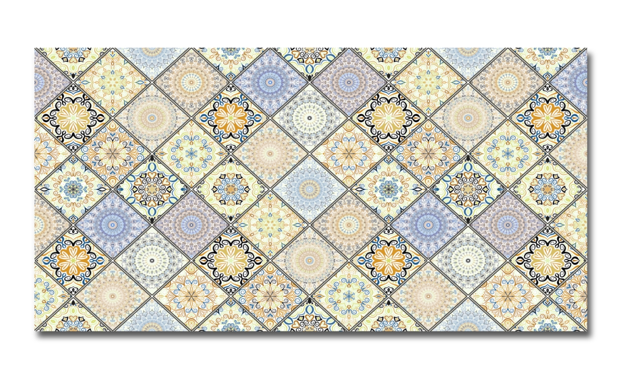 Spritzschutz Küche Hartschaumplatte Bohem Patchwork