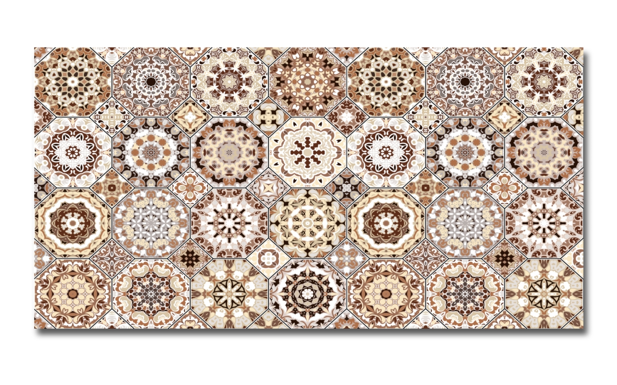 Spritzschutz Küche Hartschaumplatte Antike Patchwork Kunst