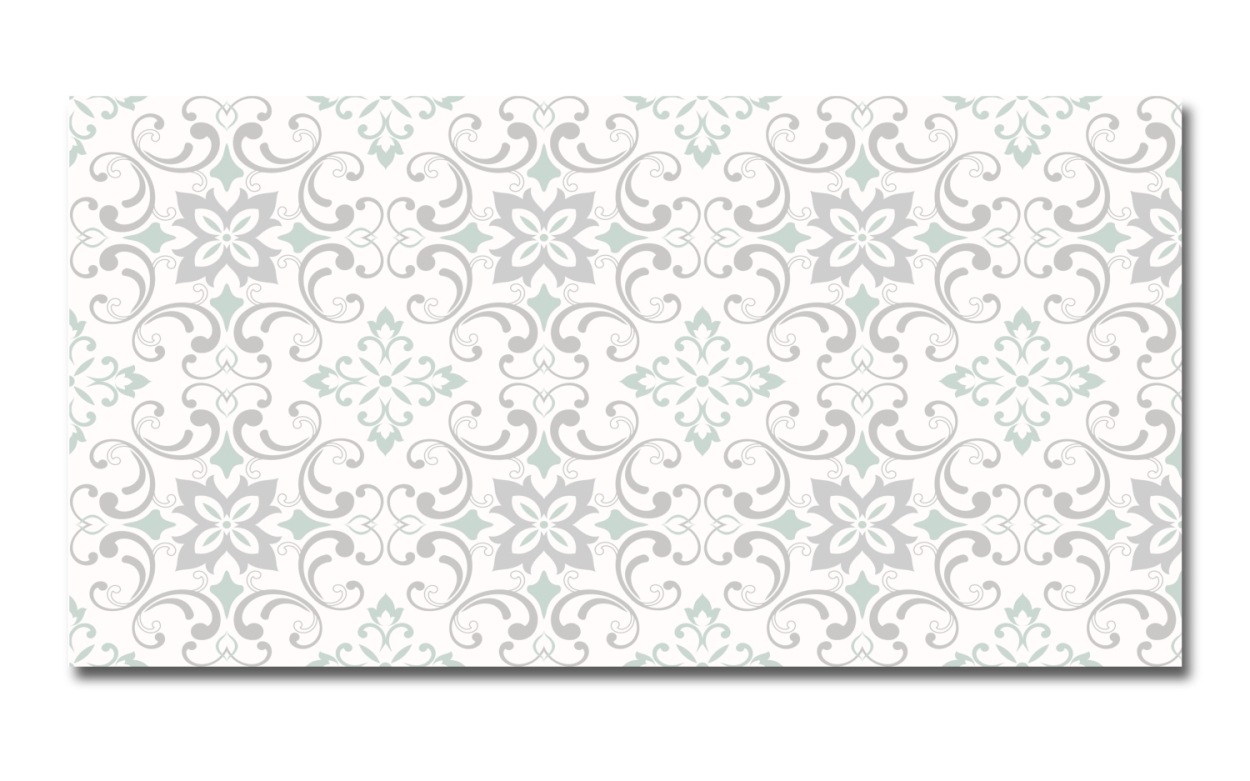 Spritzschutz Küche Hartschaumplatte Blumen Verzierung