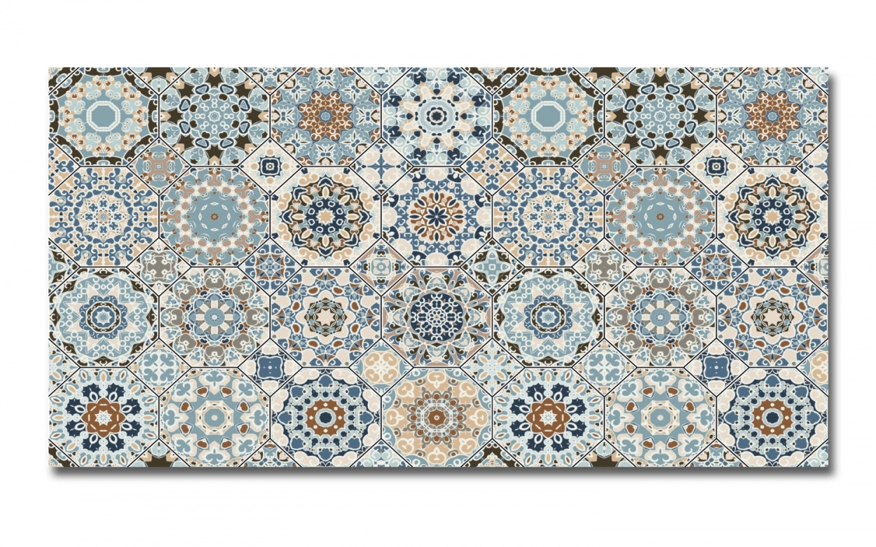 Spritzschutz Küche Acrylglas Batik Patchwork
