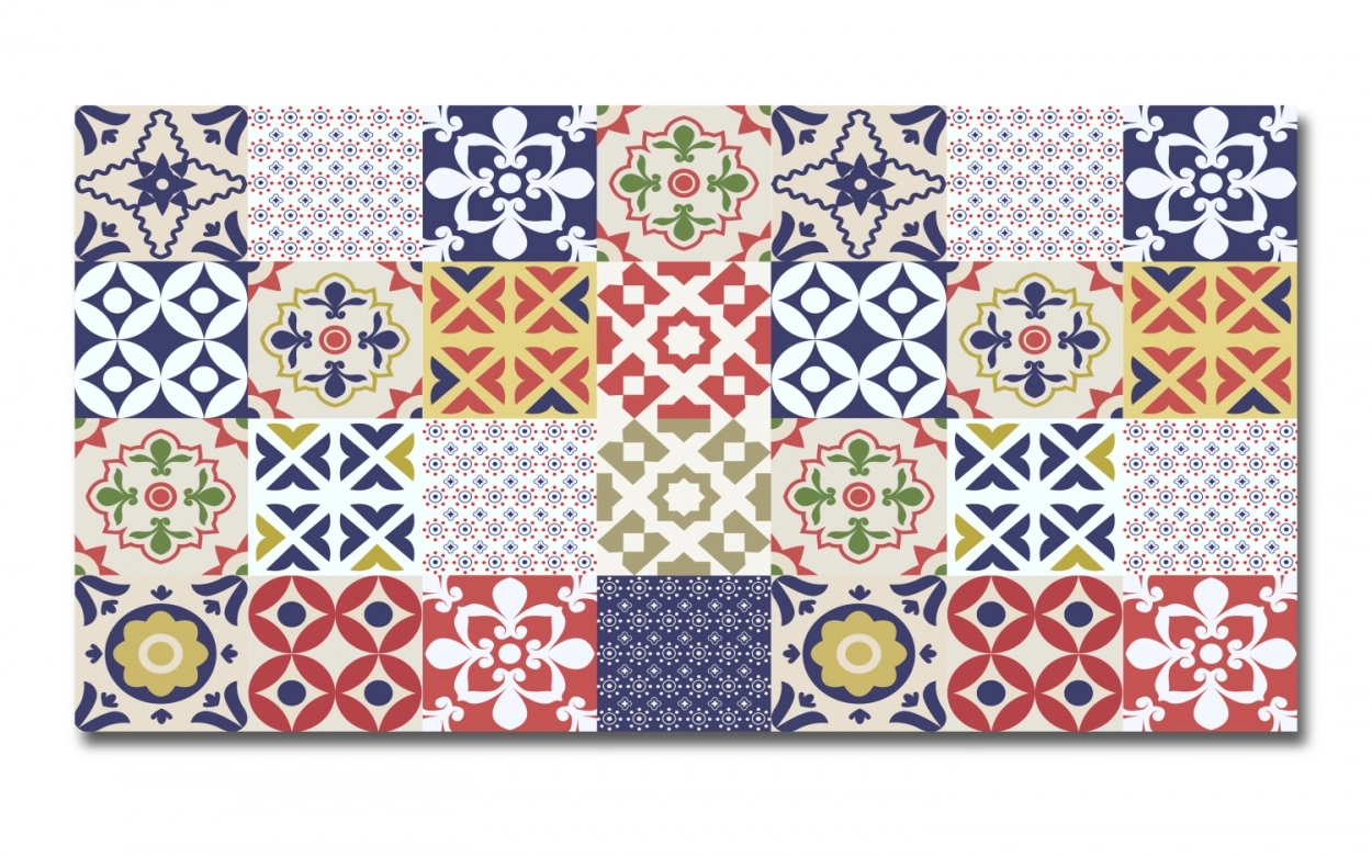 Spritzschutz Küche Acrylglas Talavera Patchwork