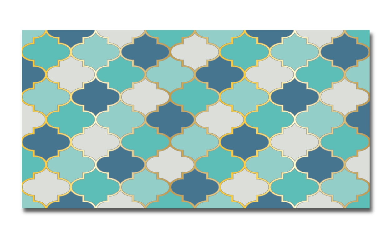 Spritzschutz Küche Acrylglas Vierpass Muster