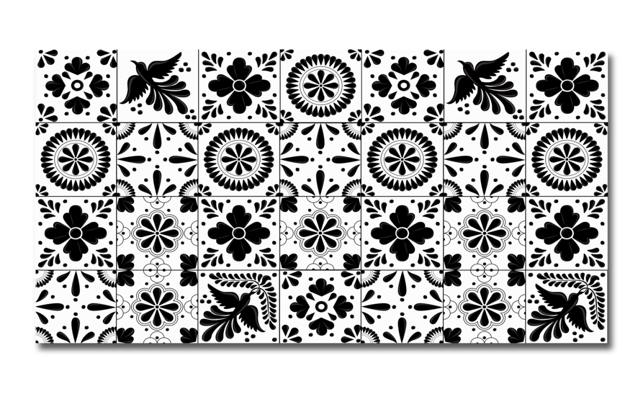 Spritzschutz Küche Acrylglas Scandinavian Patchwork