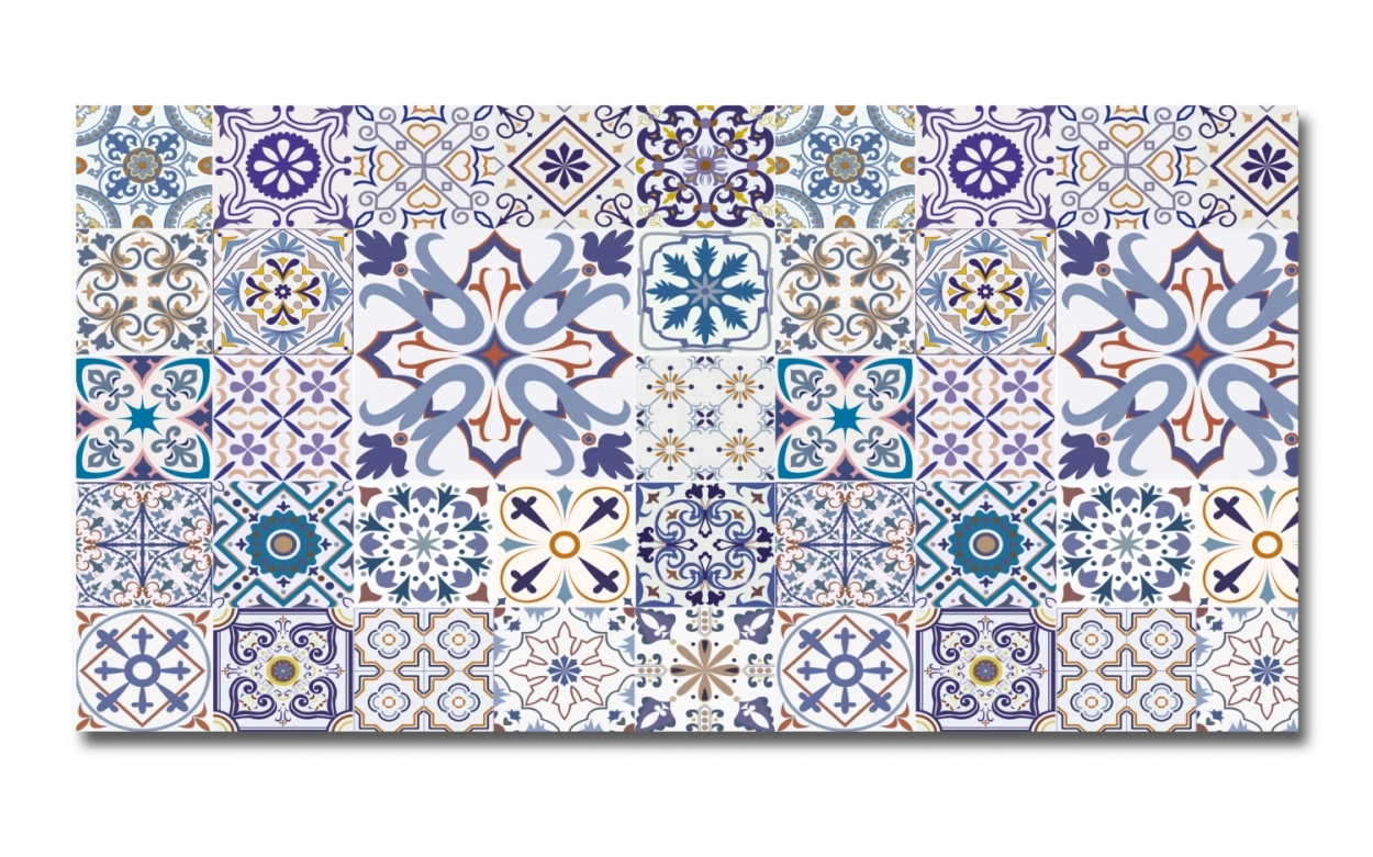 Spritzschutz Küche Aluverbund Anatolische Patchwork