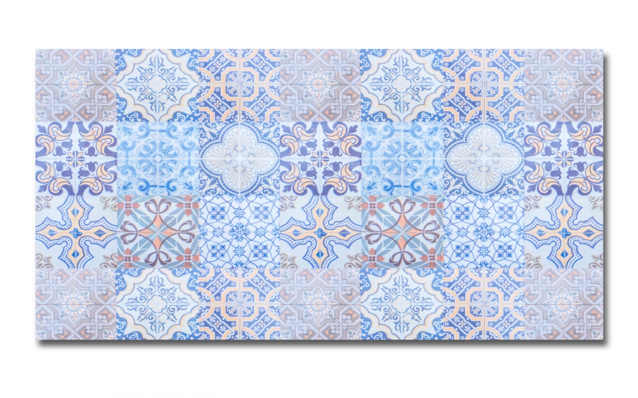 Spritzschutz Küche Hartschaumplatte Orient Zementfliesen