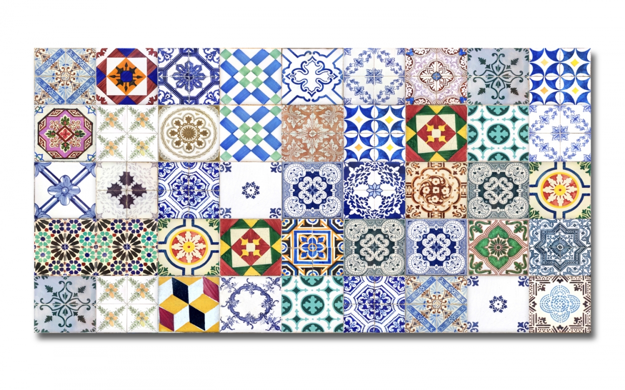 Spritzschutz Küche Hartschaumplatte Mexikanische Fliesen